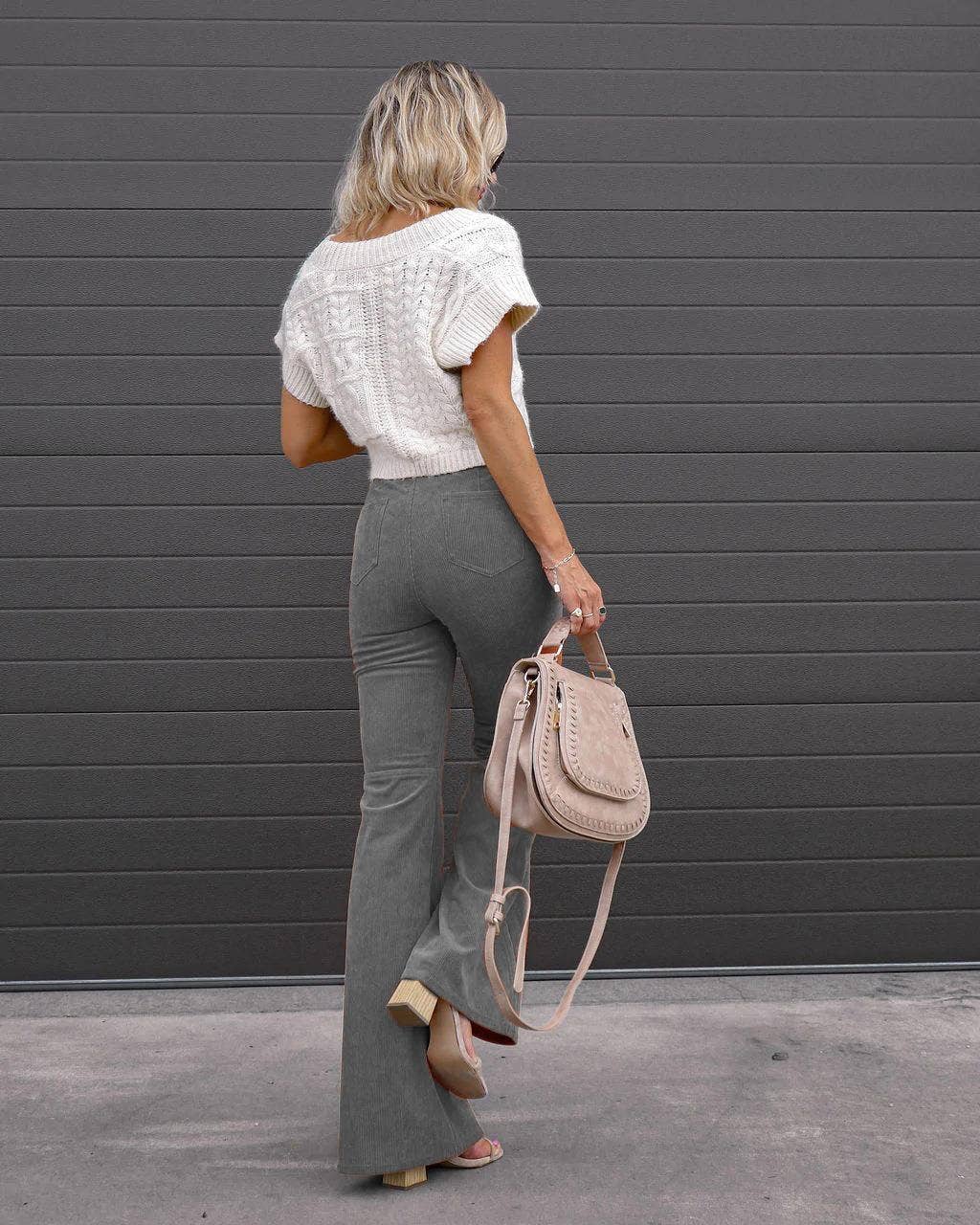Sweetkama Casual Style Solid Color Ladies Daily Trousers