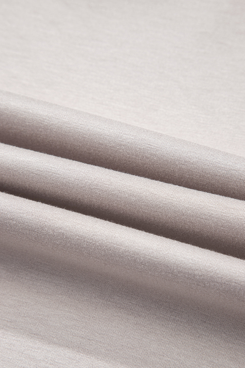 Jet Stream Solid Color Drop Shoulder Pullover Drawstring Mini Skirt Set