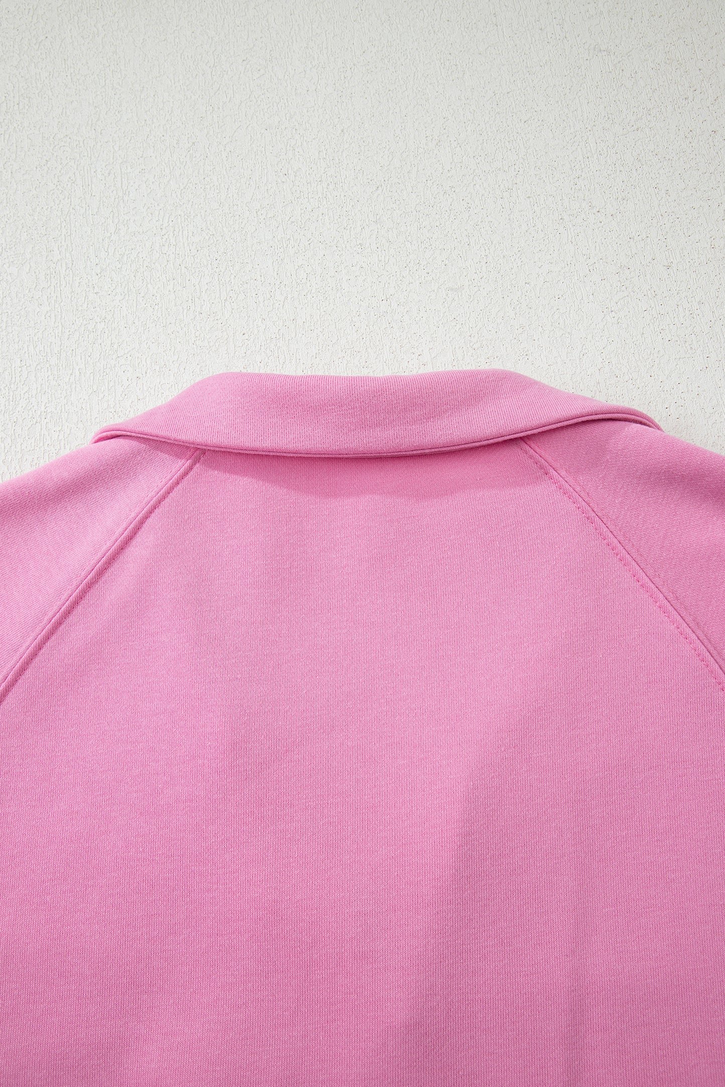 Dark Khaki Polo Collar V Neck Pullover and Drawstring Sweatpants Set